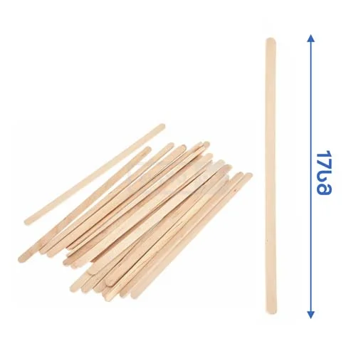 Wooden stirring sticks 17cm